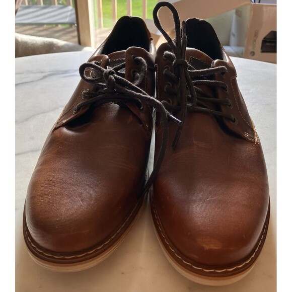 Bull Boxer Men's Oxford Art Name Ethyn Casual Dress Shoe Brown Size 10 GUC - Picture 3 of 10